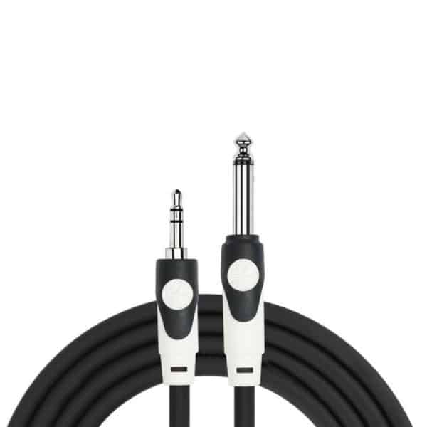 Cable de audio plug 1/4 Mono a 3.5mm stereo